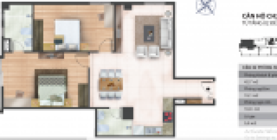 Căn góc 2 ngủ 83,7m2 Đông Nam dự án 259 Yên Hòa , giá chỉ 2.2 tỷ. LH: 0975003089