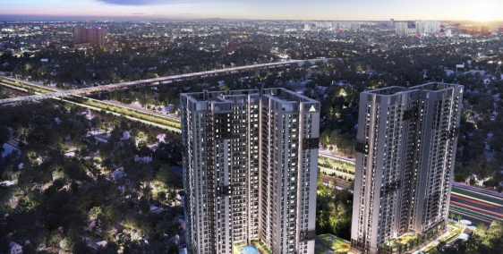 Căn hộ cao cấp Đất Xanh Opal 3 phòng ngủ, mặt tiền Phạm Văn Đồng, thanh toán 1%/