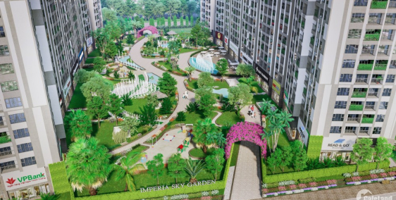 Chính chủ cần tiền bán GẤP căn 05, 2PN tòa C view nội khu Imperia Sky Garden