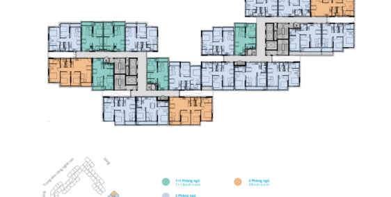 Chính chủ bán căn 1+1 hướng Đông Nam, tầng trung