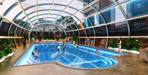 Bán chung cư Việt Đức Complex, căn góc 101m2, 3PN, giao thô, cửa Đông Nam