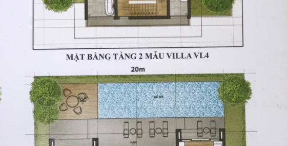 Bán căn Villa 4 phòng ngủ , Duy nhất Rosa Alba Resort . Số đẹp VL 79 ,410m2