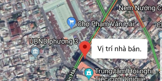 CHÍNH CHỦ CẦN BÁN NHÀ PHỐ MẶT TIỀN ĐƯỜNG PHẠM VĂN HAI, PHƯỜNG 3, Q.TÂN BÌNH.