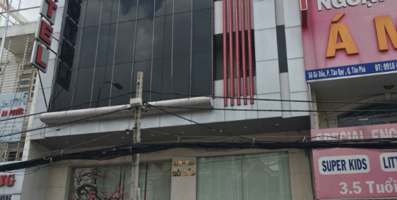 Bán khách sạn MTKD Gò Dầu Q.Tân Phú  DT  10x16m  1 trệt 5 lầu   Gía 35.5 tỷ TL