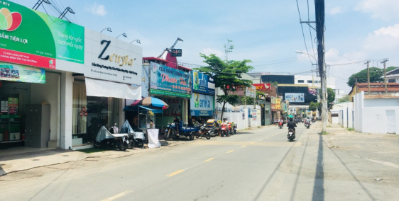 Mặt tiền Tô Vĩnh Diện, P. Linh Chiểu, Quận Thủ Đức. DT: 23,3 x 65 = 1732 m2.