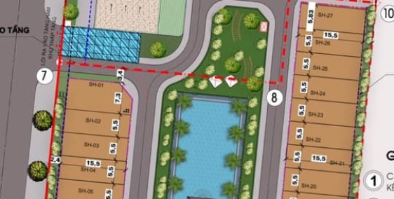 Ra Hàng 10 Lô Shophouse Tại dự Án Sunshine Golden River – KĐT Ciputra