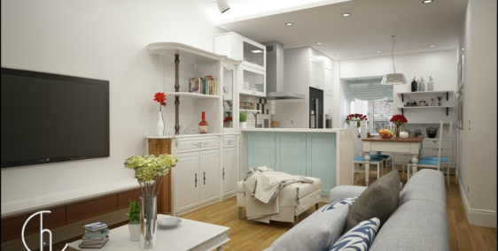 Tập thể Nguyễn Trãi giá 1.25 tỷ, DT 65m2, hg Tây Nam, ở luôn