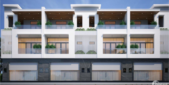 Bán Nhà Phố Mặt Tiền 1 Trệt 2 Lầu. Đầy đủ tiện ích 330m2