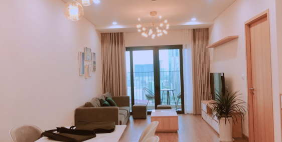 Cho thuê căn hộ 3 phòng ngủ rộng 128m2 đủ đồ cao cấp tòa Sky Park