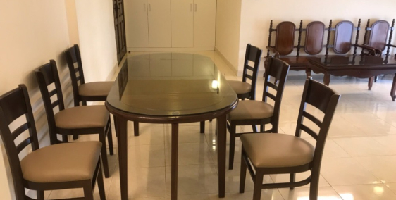 Cho thuê chung cư có nội thất tại trung kính, hà nội