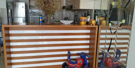 Căn hộ Hưng Phát 1 cho thuê 70m2 có 2phòng ngủ, gần đủ nội thất giá chỉ 7.5triệu