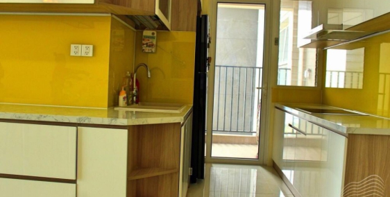 Vista Verde tháp T1 lầu cao căn góc 2pn full nt đẹp, cho thuê 15tr/tháng bao phí