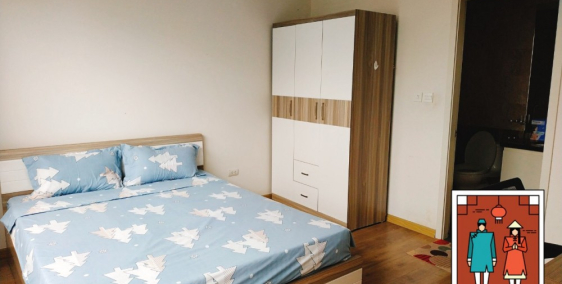 Cho thuê căn hộ Penthouse ở ECOLIFE TÂY HỒ 3 phòng ngủ, có sân vườn, full đồ