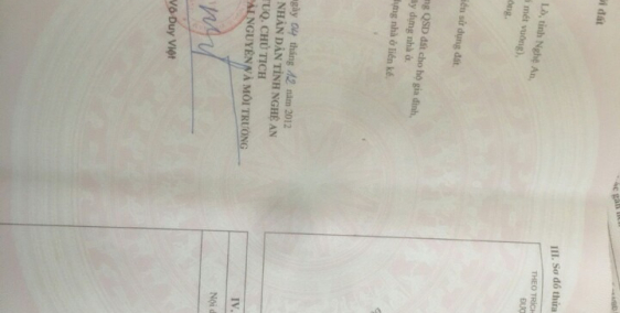 Cần tiền bán nhanh lô đất dự án nguyễn sinh cung tx cửa lò (Khu B)