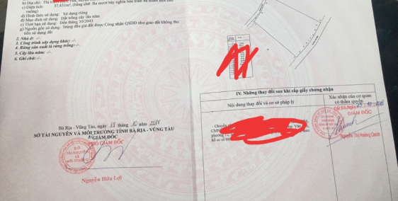 Bán đất mặt tiền Đường Tỉnh Lộ 44, Thị trấn Phước Hải, Huyện Đất Đỏ