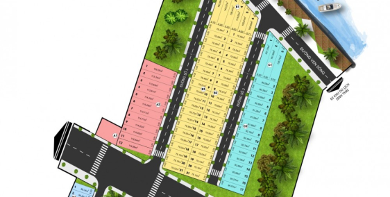 Trường An Riverside dự án đất nền ven sông độc nhất ở TP Vĩnh Long