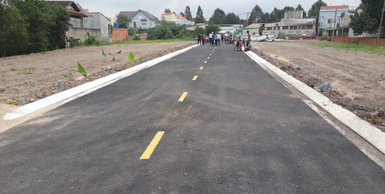 CHỈ CÒN 6 LÔ 1,1 TỶ/NỀN GẦN NGAY CẦU HÓA AN TP.BIÊN HÒA,SỔ RIÊNG,THỔ CƯ 100%