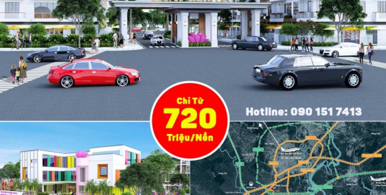 Chỉ cần có 720 triệu sở hữu ngay 1 lô đất giao với Đường Nguyễn Văn Linh .