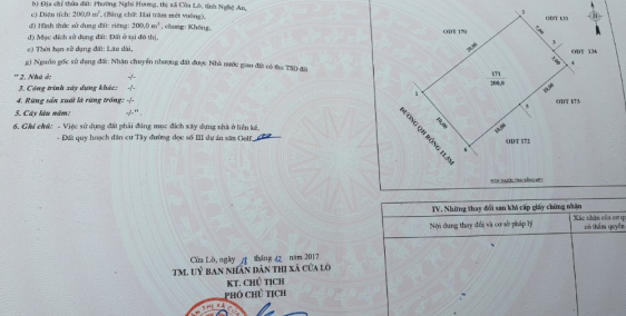 Đất nền đầu tư dự án Golf Biển Cửa Lò 7tr/m2