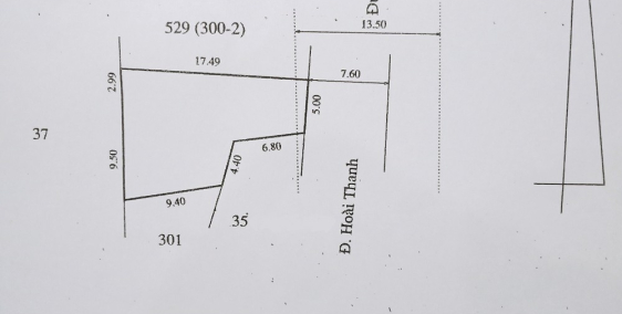 Đất mặt tiền đường Hoài Thanh, Khu vực yên tĩnh thoáng mát