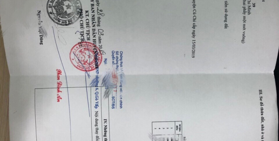 Bán lô đất đường Võ Văn Bích 96m2 thổ cư 100% 1ty5