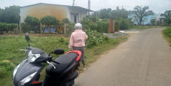 Đất thổ cư đường cây trôm mỹ khánh 92m2,đã có sổ hồng,ngân hàng cho vay.