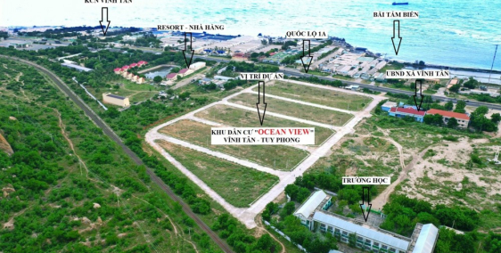 Đất nền ven biển Ocean View Vĩnh tân cơ hội đầu tư sinh lời cao giá chỉ từ 5tr/m