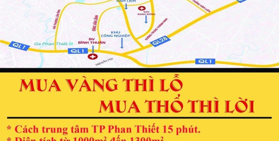 **  Bán đất khu trung thành nam, X.hàm liêm, huyện hàm thuận bắc, bình th
