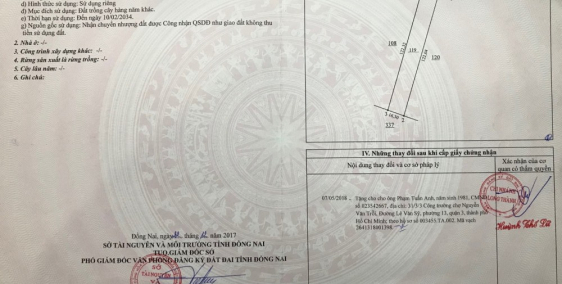 Bán đất chính chủ Long Phước, Long Thành