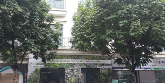 Cho thuê  biệt thự Thermanor Sông Đà ,  DT 90m2 x 4 tầng giá 75tr/tháng