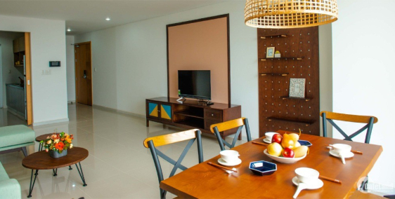 Bán căn hộ quận Bình Thạnh, 3PN, full nội thất.Sổ hồng trao tay, giá chỉ 35tr/m2