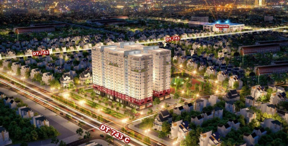 Căn hộ gần kề Vincom Dĩ An Bình Dương