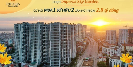 Bán căn hộ chung cư cao cấp tại dự án Imperia Sky Garden 423 Minh Khai