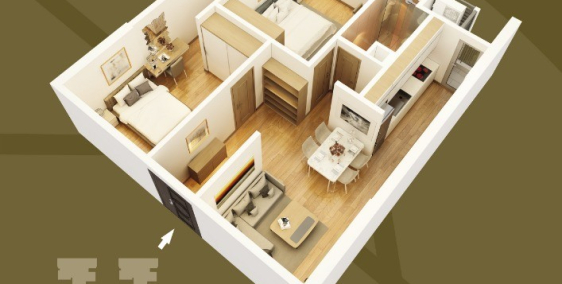 Chính chủ bán gấp căn 2PN full NT Mandarin Tân Mai giá 2,3 tỷ