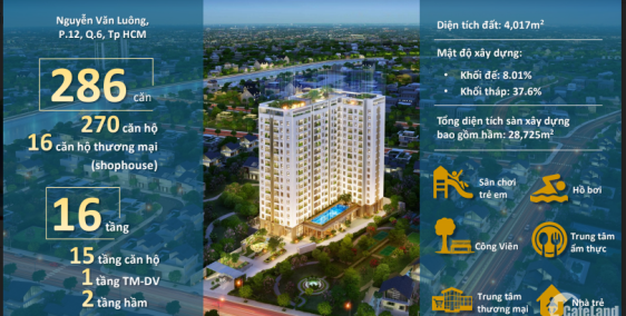 chính thức ra mắt căn hộ Sài Gòn Asiana trung tâm Quận 6