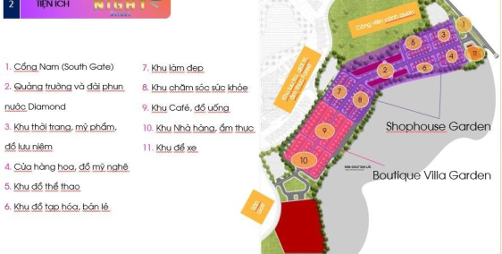 Bán Shophouse Flamingo Đại Lải Sv7.16 lô Góc mặt tiền lớn Flamingo Night street