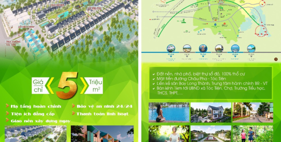 Mở Bán Đất Nền, Nhà Phố, Biệt Thự Khu Sinh Thái Gold Queen Châu Pha – Tóc Tiên