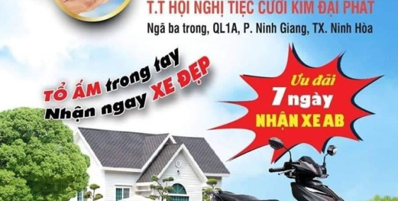 TUẦN LỄ AN CƯ- TỔ ẤM TRONG TAY CÓ NGAY XE ĐẸP