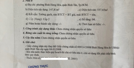 Bán nhà 2 mặt tiền số 99 đường số 10, khu phố 9,phường bình hưng hòa,Q bình tân