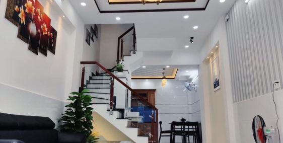 Nha pho mới xây quận gò vấp dep