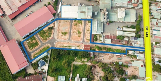 Bán đất mặt tiền đường ngay vòng xoay An phú