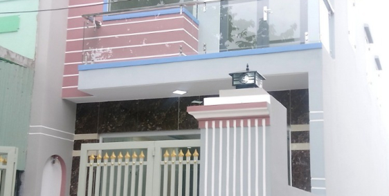 nhà chính chủ cần tiền nên bán căn nhà mới xây DT 100m2 SHR nhà như hình