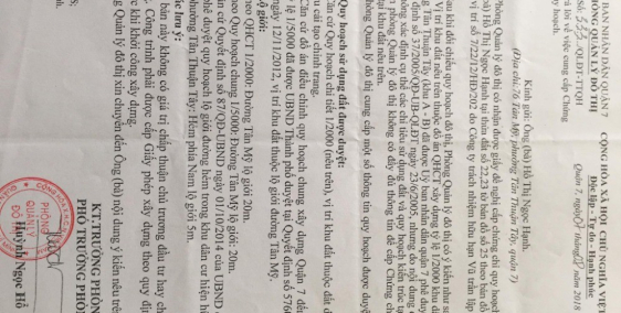 Bán nhà mặt tiền đường Tân Mỹ Quận 7