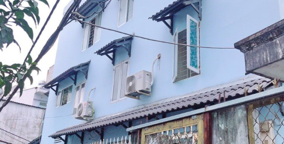 Bán nhà 2 lầu (nở hậu) góc 2 mặt tiền hẻm đường Phú Thuận Quận 7