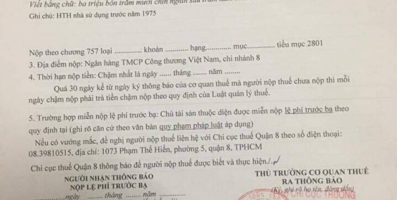 Bán nhà quận 8 mặt tiền rộng sạch sẽ hạ tầng đầy đủ