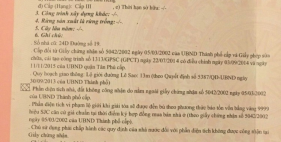 Chính chủ bán nhà 2 mặt tiền 264 Lê Sao, Q.Tân Phú