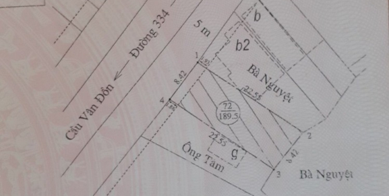 chính chủ cần bán mảnh 189,5 m2 tại thôn đông thành - xã đông xá