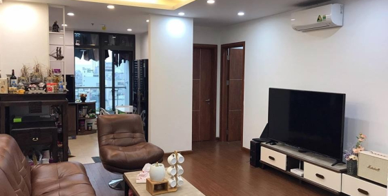 Cho thuê gấp Chung cư Mipec – Ngã Tư Sở, rộng 120m2, 2PN, giá chỉ 15tr/th