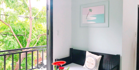 Cho thuê căn hộ 1PN trung tâm Đà Nẵng, view phố tuyệt đẹp