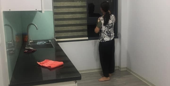 Cho thuê chung cư Nguyễn Văn Cừ, 58m2 cực đẹp giá 6tr/th. LH 0967341626